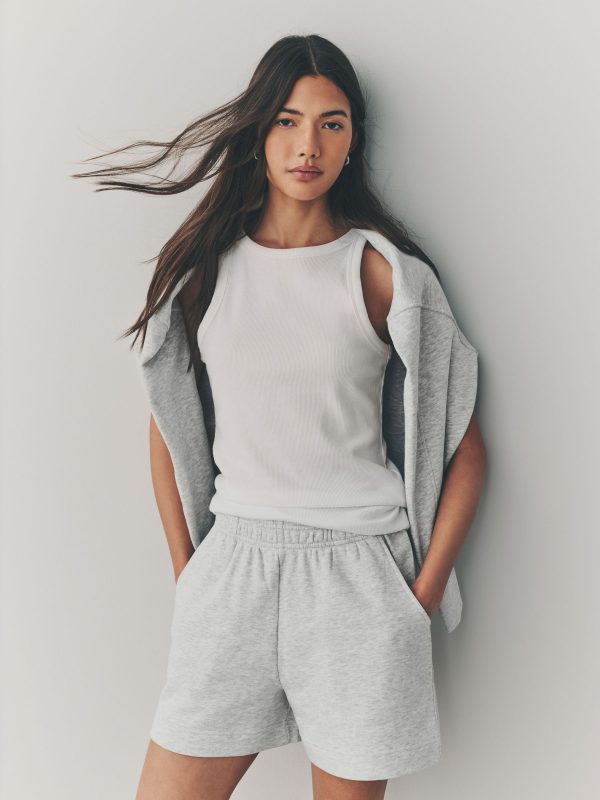 DALISER781 Grey Supersoft Peached Essentials Shorts 2 Pack - Image 3
