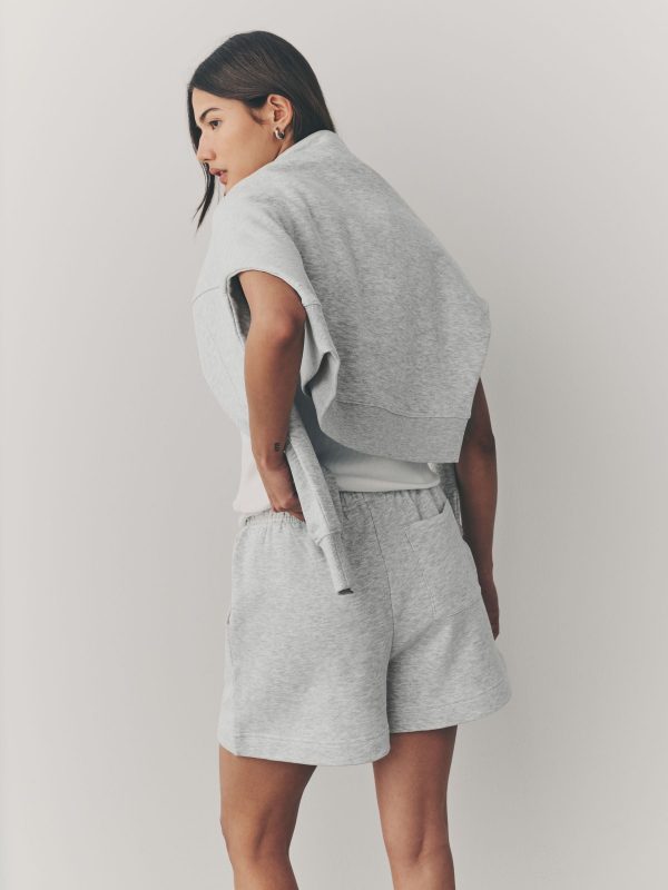DALISER781 Grey Supersoft Peached Essentials Shorts 2 Pack - Image 4