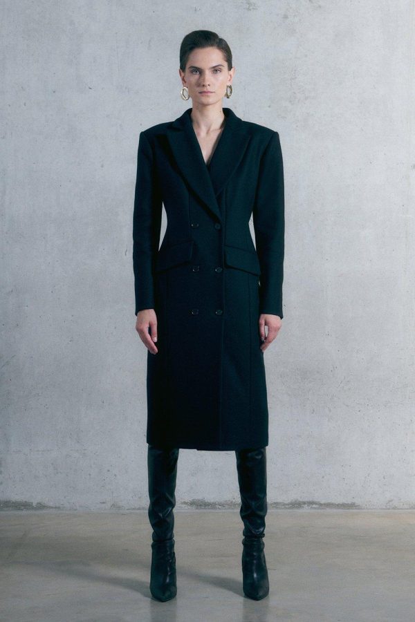DALISER755 Wool Hourglass Coat
