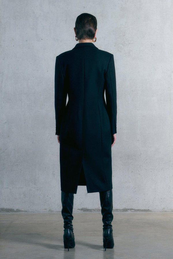 DALISER755 Wool Hourglass Coat - Image 3