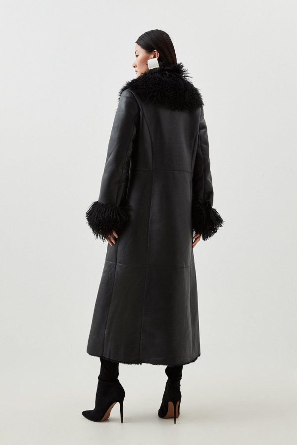 DALISER747 Leather Mongolian Cuff And Collar - Image 4