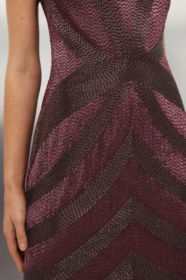 DALISER733 Beaded Embellished Woven Maxi Dress - Image 5
