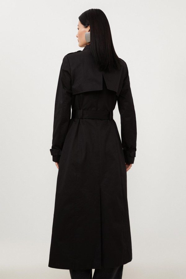 DALISER744 Tailored Classic Belted Trench Coat - Image 4
