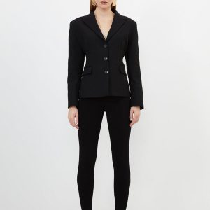 DALISER746 Compact Stretched Tailored Darted Blazer