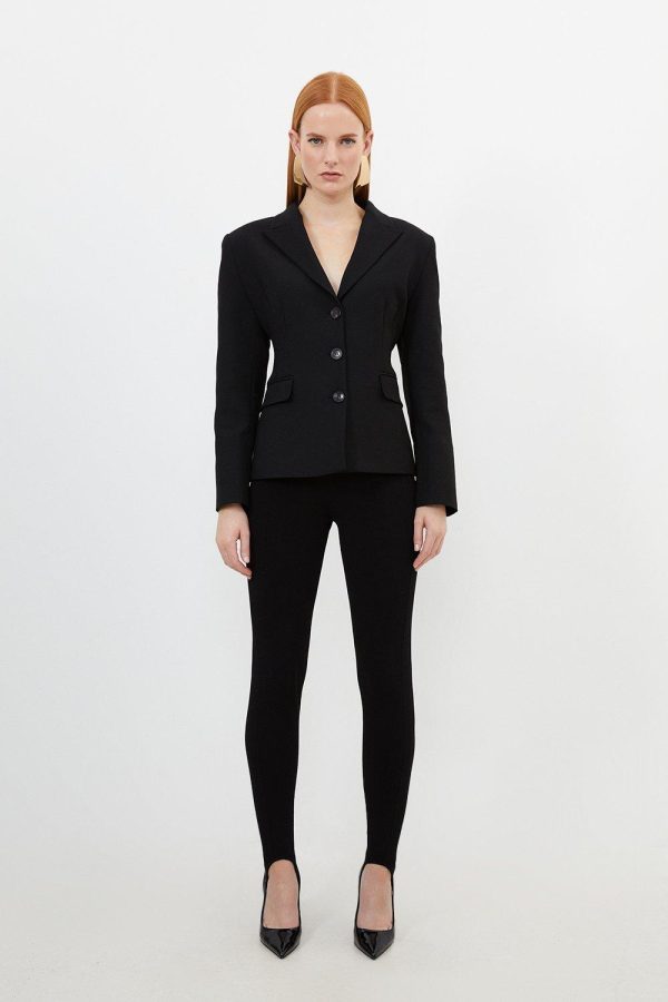 DALISER746 Compact Stretched Tailored Darted Blazer