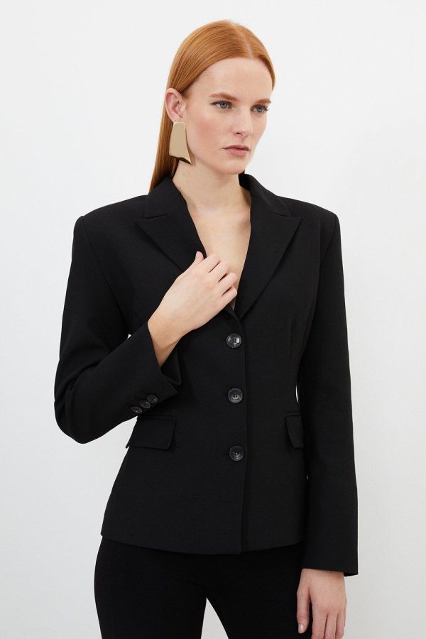 DALISER746 Compact Stretched Tailored Darted Blazer - Image 2